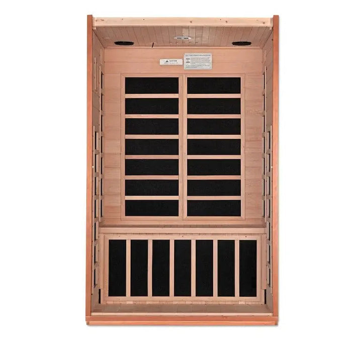 Dynamic Cardoba 2-Person Low EMF FAR Infrared Sauna | DYN-6203-01 Golden Designs