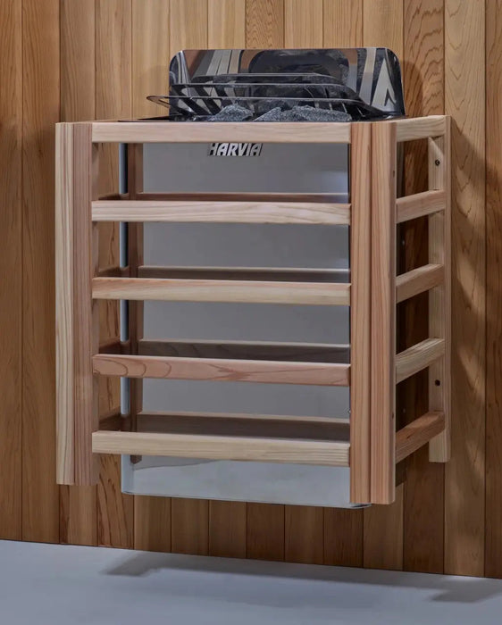 Golden Designs Kuusamo 6-Person Indoor Sauna & Harvia Traditional Electric Heater Kit | GDI-7206-01 Golden Designs