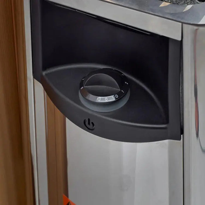 Golden Designs Copenhagen 3-Person Indoor Sauna & Harvia Traditional Electric Heater Kit | GDI-7389-02 Golden Designs