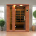 Dynamic Lugano 3-person Low EMF FAR Infrared Sauna | DYN-6336-02 Golden Designs