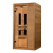 Golden Design S-Line Maxxus Low EMF FAR Infrared Sauna Canadian Hemlock | MX-S106-01 Golden Designs