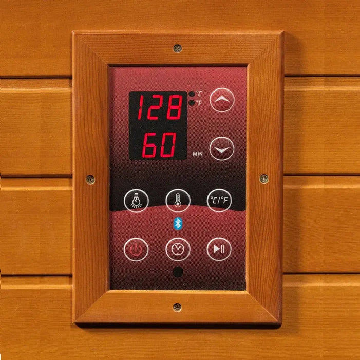 Dynamic Venice Elite 2-person Ultra Low EMF FAR Infrared Sauna | DYN-6210-01-Elite Golden Designs