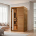 Dynamic Lucca 2 Person Low EMF FAR Infrared Sauna | DYN-6215-05 Golden Designs