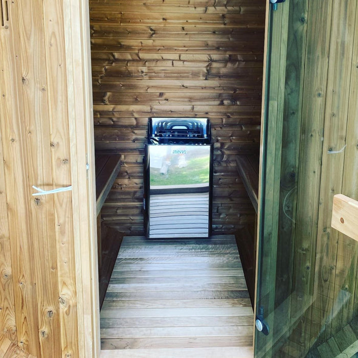 Harvia The Wall 6/8kW 240V Electric Sauna Heater w/ Built-In Knob Controls