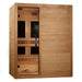 Maxxus S-Line Low EMF FAR Infrared Sauna Canadian Hemlock | MX-S306-01 Golden Designs