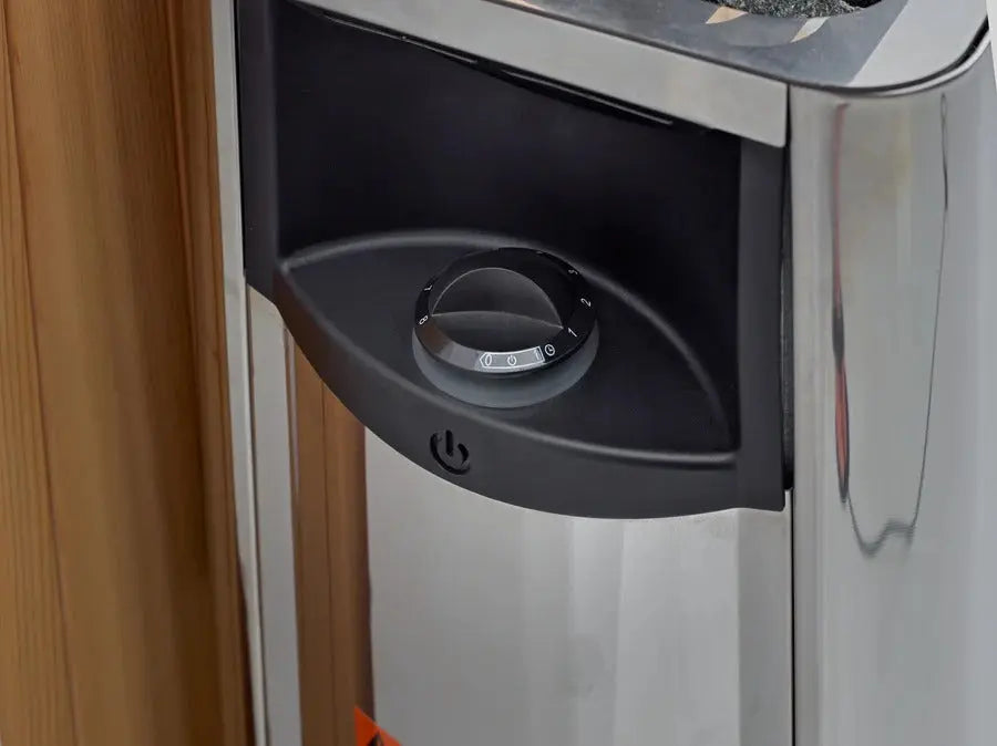 Golden Designs 2025 Soria 3 Per Hybrid Sauna (Indoor) Full Spectrum and Harvia Traditional Stove | GDI-8330-01 Golden Designs