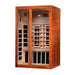 Dynamic Santiago 2-Person Full Spectrum Near Zero EMF FAR Infrared Sauna | DYN-6209-03 FS Golden Designs