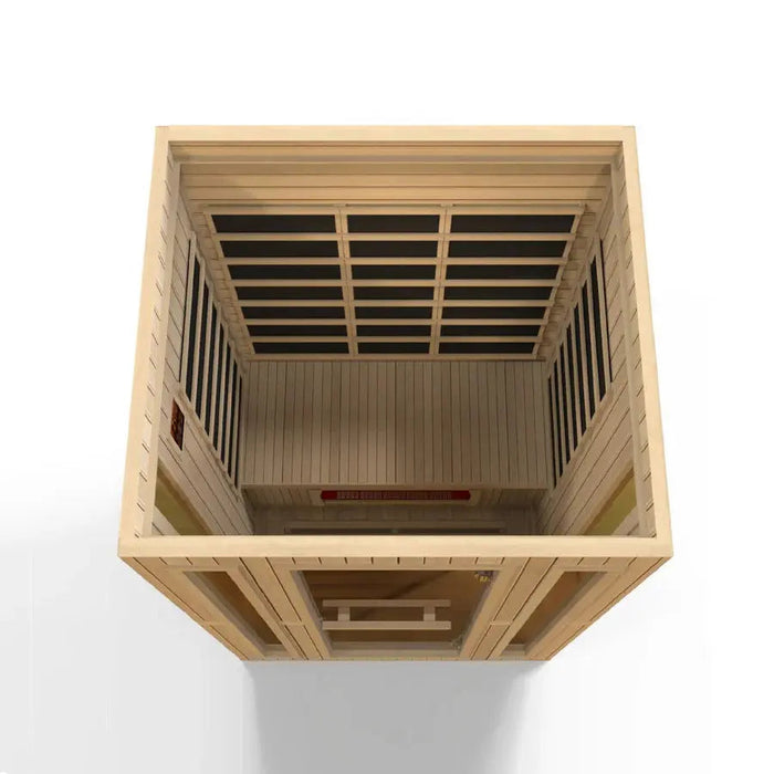 Maxxus Trinity Dual Tech 3 Person Low EMF FAR Infrared Sauna Canadian Hemlock | MX-LS3-01 Golden Designs