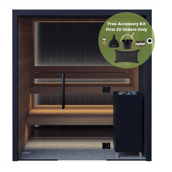 Auroom Vulcana 3-4 Person Indoor Traditional Sauna