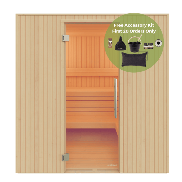 Auroom Familia 3-4 Person Indoor Traditional Sauna
