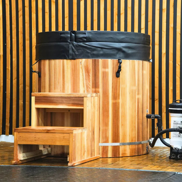 Dynamic Cedar Cold Plunge Barrel