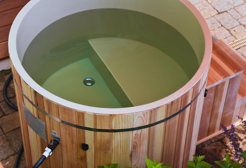 Dynamic Cedar Cold Plunge Barrel