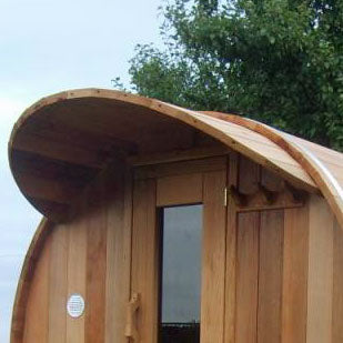 Dundalk Cedar Roof Extension for Barrel Sauna
