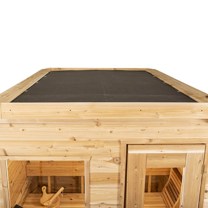 Dundalk Leisurecraft Canadian Timber 2-4 Person Luna Outdoor Traditional Cube Sauna | CTC22LU
