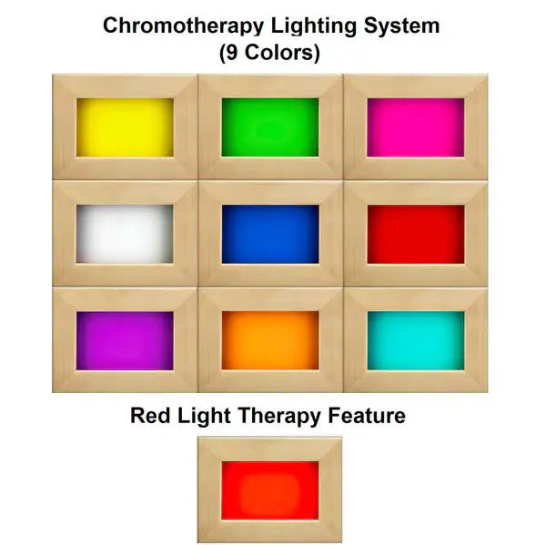 Dynamic Heming 2-person Corner Low EMF FAR Indoor Infrared Sauna + Red Light Therapy | DYN-6225-02