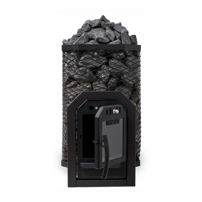 Cozy Heat 12kW Thru-Wall Wood Burning Sauna Stove