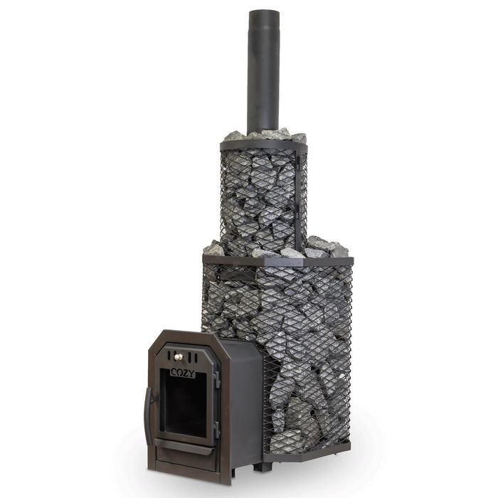 Cozy Heat 18kW Thru-Wall Wood Burning Sauna Stove