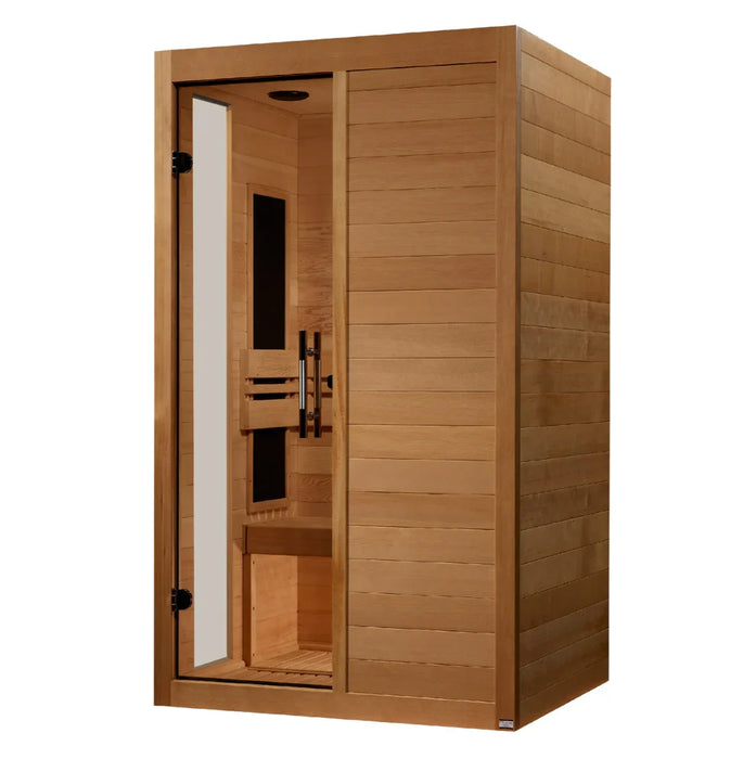Dynamic Veneto 1-2-person Low EMF FAR Indoor Infrared Sauna + Red Light Therapy | DYN-6115-05