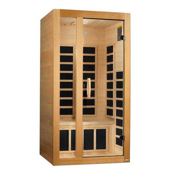 Dynamic Gracia 1-2-person Ultra Low EMF FAR Indoor Infrared Sauna + Red Light Therapy | DYN-6119-01 Elite