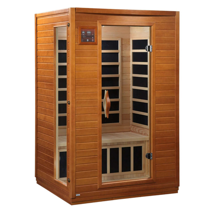 Dynamic Versailles Elite 2-person Ultra Low EMF FAR Indoor Infrared Sauna + Red Light Therapy | DYN-6202-03 Elite