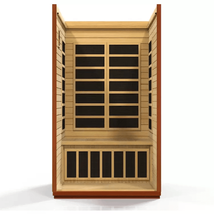 Dynamic San Marino Elite 2-person Ultra Low EMF FAR Indoor Infrared Sauna + Red Light Therapy | DYN-6206-01 Elite