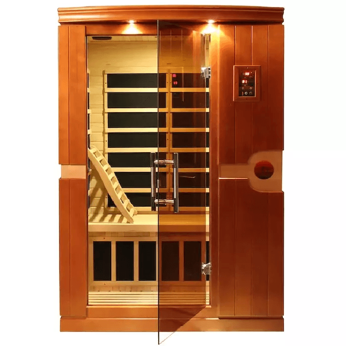Dynamic Venice 2-person Low EMF FAR Indoor Infrared Sauna + Red Light Therapy | DYN-6210-01