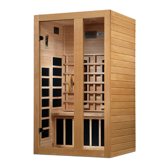 Dynamic Serena 2-person Full Spectrum Near Zero EMF Indoor Infrared Sauna + Red Light Therapy | DYN-6229-03 FS