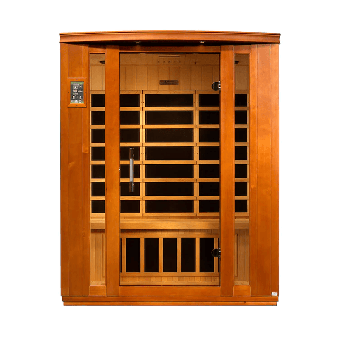 Dynamic Bellagio 3-person Low EMF FAR Indoor Infrared Sauna + Red Light Therapy | DYN-6306-02