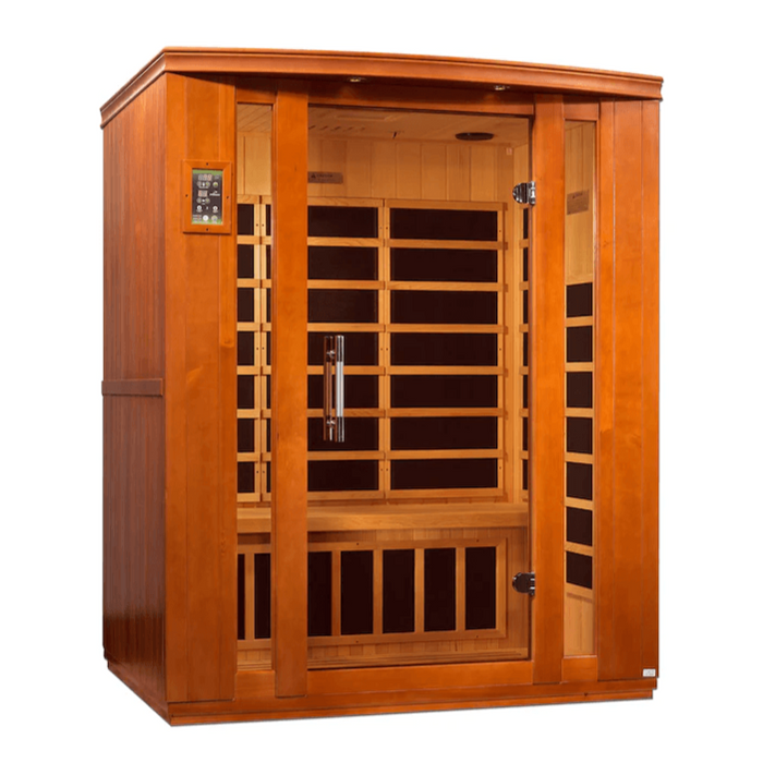 Dynamic Bellagio 3-person Low EMF FAR Indoor Infrared Sauna + Red Light Therapy | DYN-6306-02