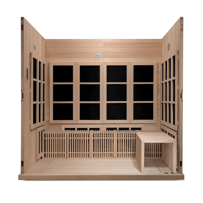 Golden Designs Catalonia 8-person Full Spectrum Near Zero EMF Infrared Sauna | GDI-6880-02