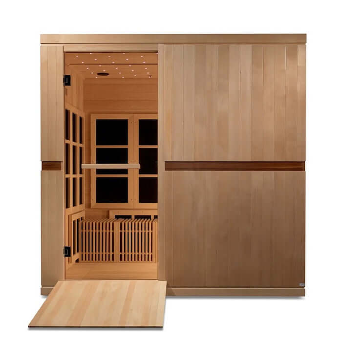 Golden Designs Catalonia 8-person Full Spectrum Near Zero EMF Infrared Sauna | GDI-6880-02