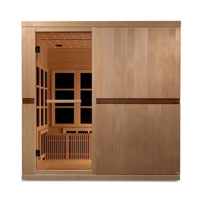 Golden Designs Catalonia 8-person Full Spectrum Near Zero EMF Infrared Sauna | GDI-6880-02