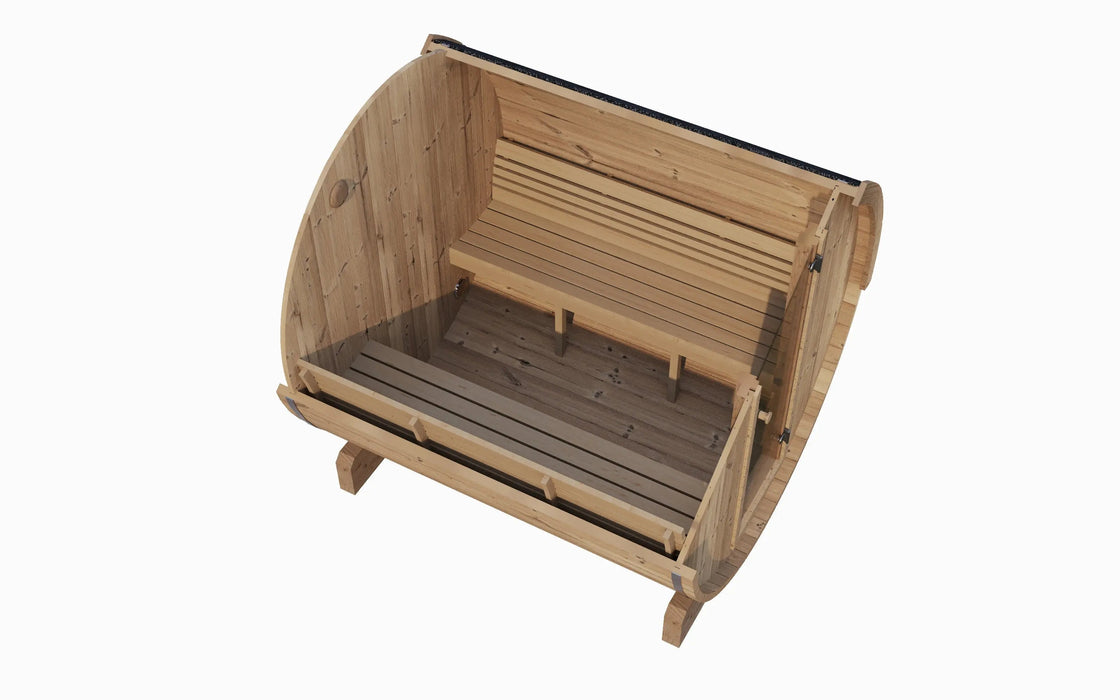 SaunaLife 6-Person E8 ERGO Series Barrel Sauna Saunalife
