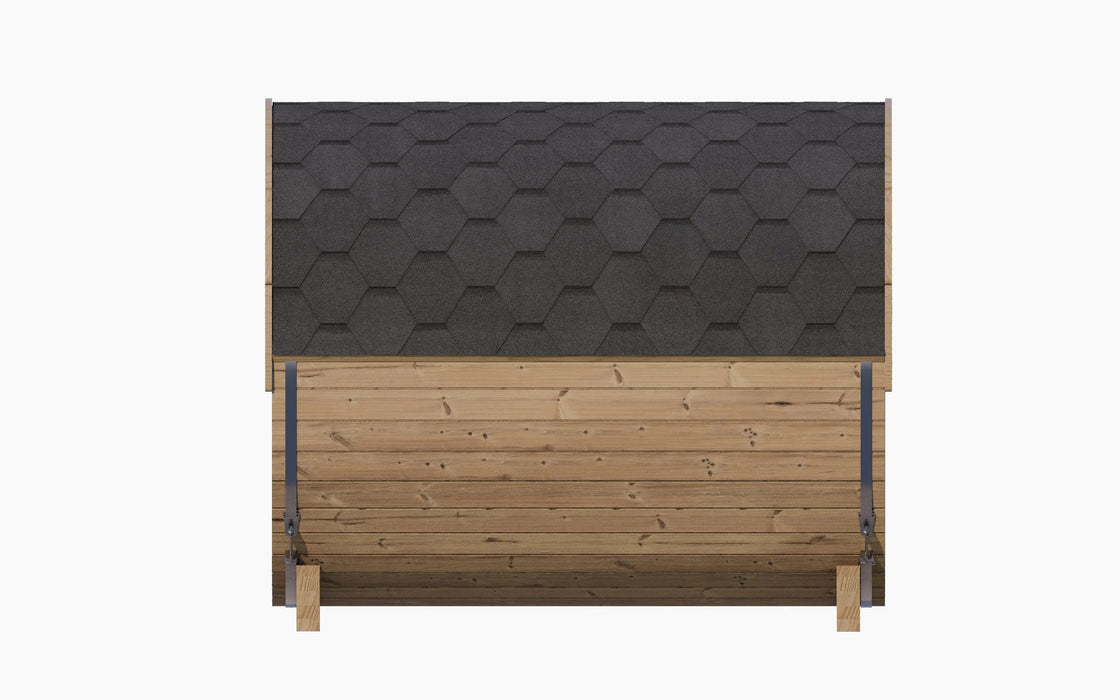 SaunaLife 6-Person E8 ERGO Series Barrel Sauna Saunalife