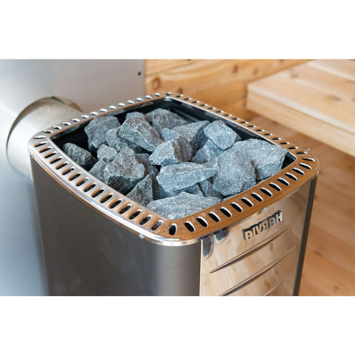 Dundalk Leisurecraft Canadian Timber 6 Person Georgian Outdoor Traditional Cabin Sauna | CTC88W