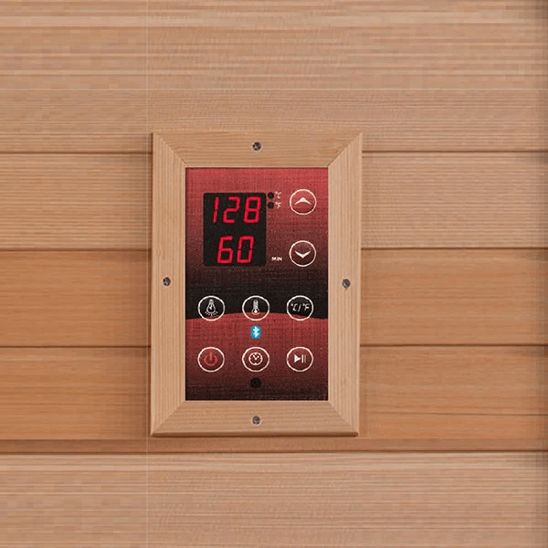 Golden Designs Monaco 6-person Near Full Spectrum Indoor Infrared Sauna + Red Light Therapy | GDI-6996-01