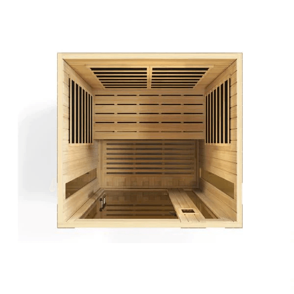 Dynamic Vittoria Elite 2-person Ultra Low EMF FAR Indoor Infrared Sauna + Red Light Therapy | DYN-6220-01 Elite