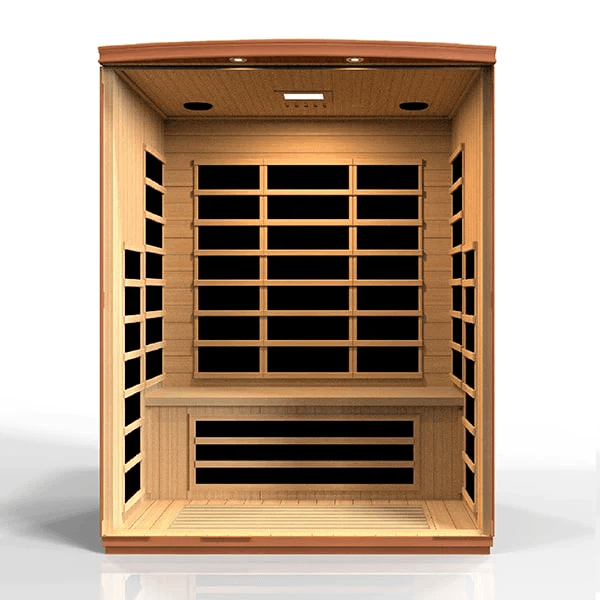 Dynamic Lugano 3-person Low EMF FAR Indoor Infrared Sauna + Red Light Therapy | DYN-6336-02