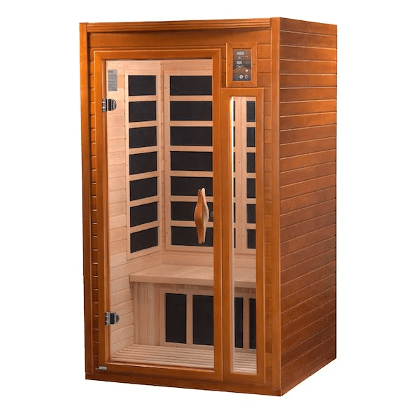 Dynamic Barcelona 1-2-person Low EMF FAR Indoor Infrared Sauna + Red Light Therapy | DYN-6106-01