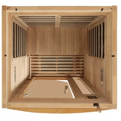 Dynamic Barcelona 1-2-person Low EMF FAR Indoor Infrared Sauna + Red Light Therapy | DYN-6106-01