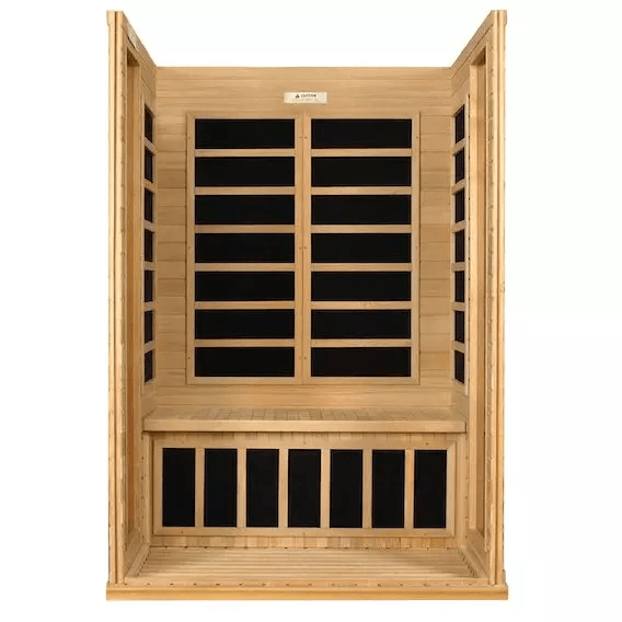 Dynamic Versailles Elite 2-person Ultra Low EMF FAR Indoor Infrared Sauna + Red Light Therapy | DYN-6202-03 Elite