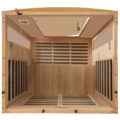 Dynamic Versailles 2-person Low EMF FAR Indoor Infrared Sauna + Red Light Therapy | DYN-6202-03
