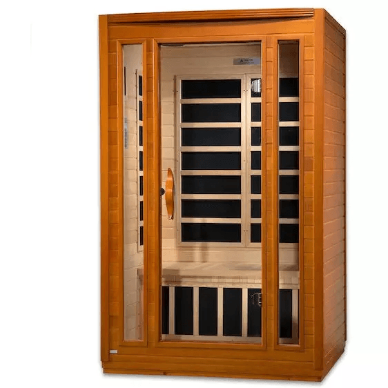 Dynamic San Marino 2-Person Low EMF FAR Indoor Infrared Sauna + Red Light Therapy | DYN-6206-01