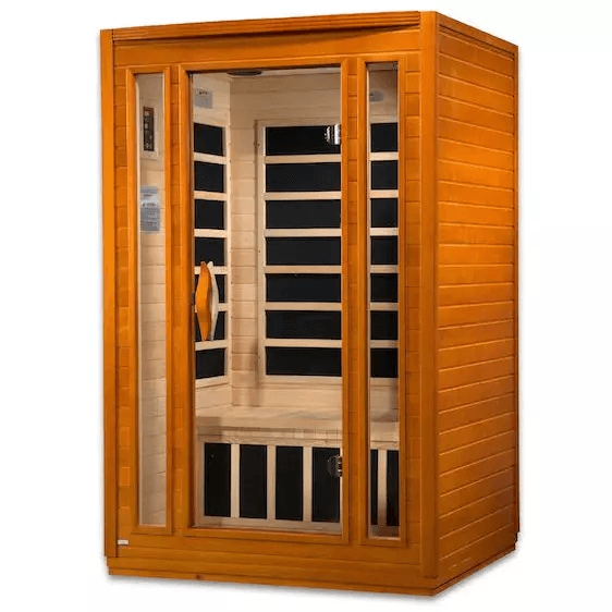 Dynamic San Marino 2-Person Low EMF FAR Indoor Infrared Sauna + Red Light Therapy | DYN-6206-01
