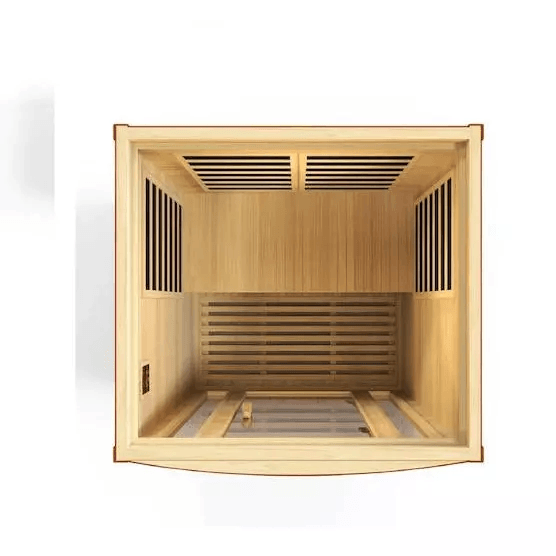 Dynamic San Marino 2-Person Low EMF FAR Indoor Infrared Sauna + Red Light Therapy | DYN-6206-01