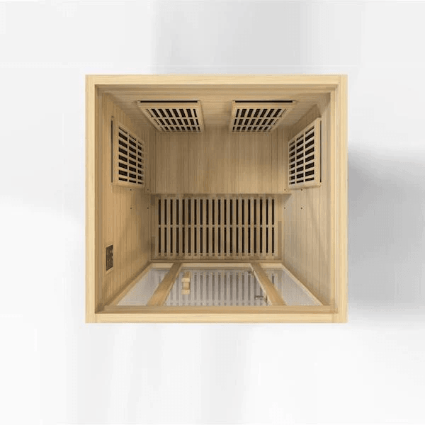 Maxxus Seattle 2-Person Near Zero EMF FAR Indoor Infrared Sauna + Red Light Therapy | MX-J206-01-ZF