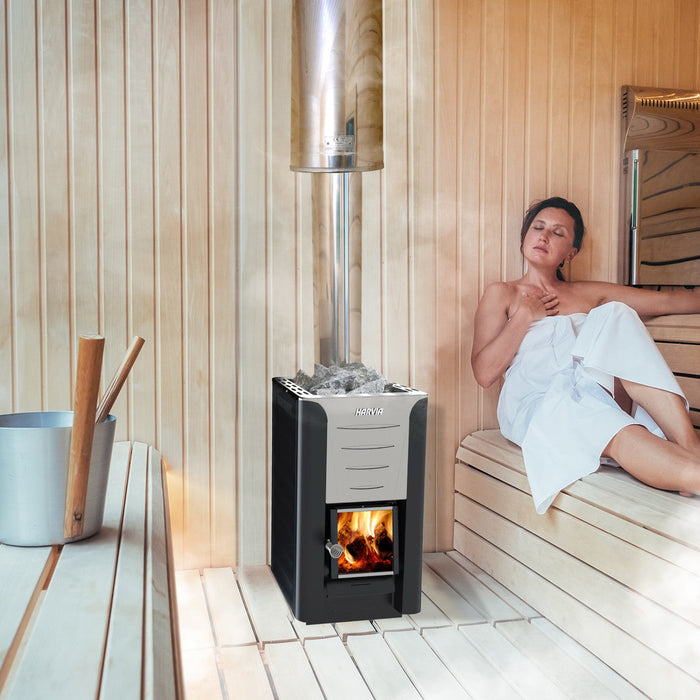 Harvia PRO 20 24kW Wood Burning Sauna Stove | WK200