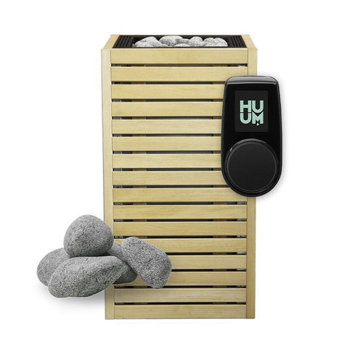 HUUM CORE 240V Electric Heater Package w/ UKU Wifi Controller and Stones