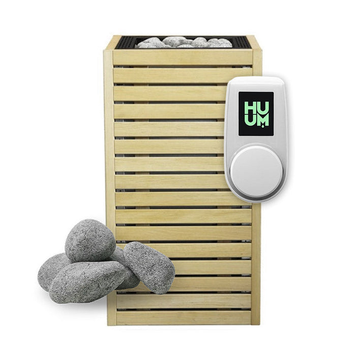 HUUM CORE 240V Electric Heater Package w/ UKU Wifi Controller and Stones