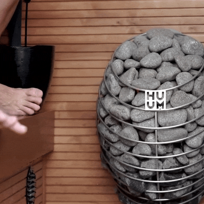 HUUM DROP 240V Electric Heater Package w/ UKU Wifi Controller and Stones